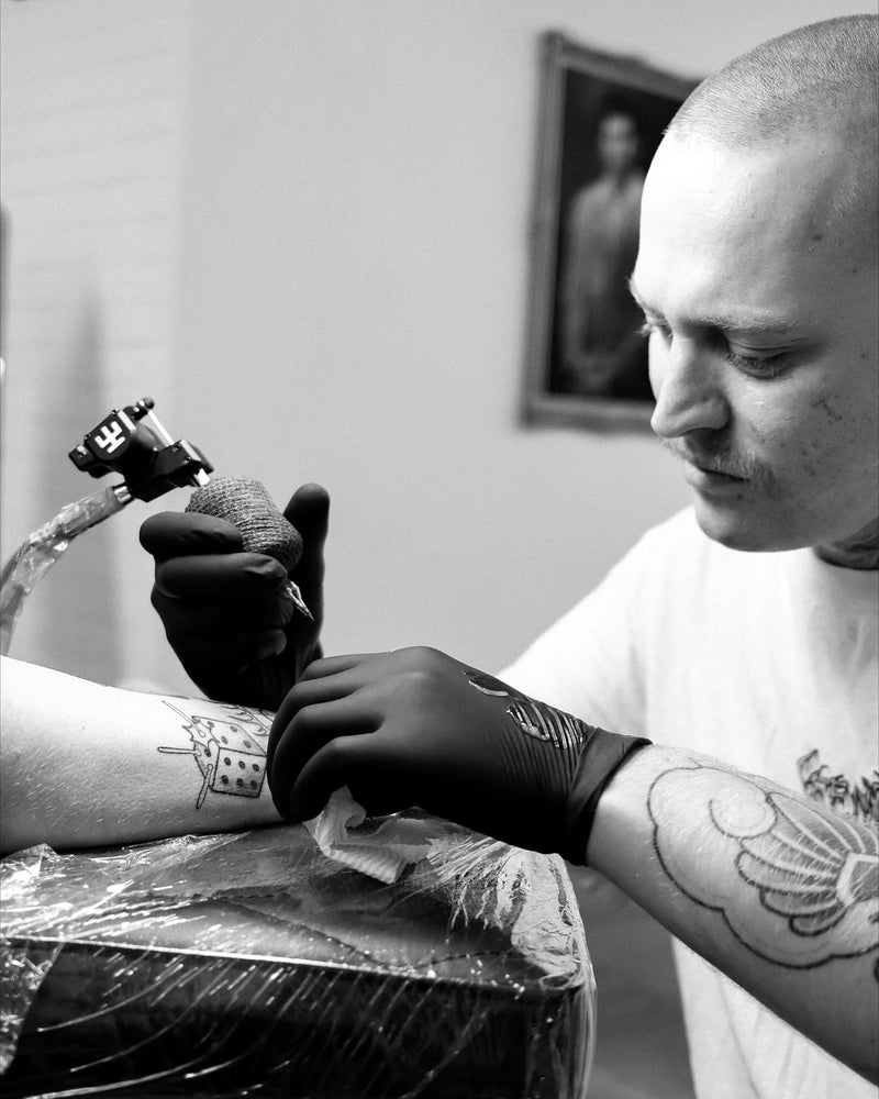 Brett, tattoo artist at Evolved Ink Geelong