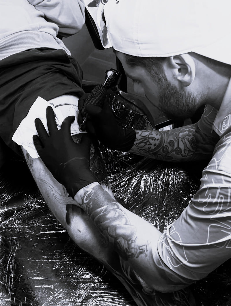 Cam, tattoo artist at Evolved Ink Geelong