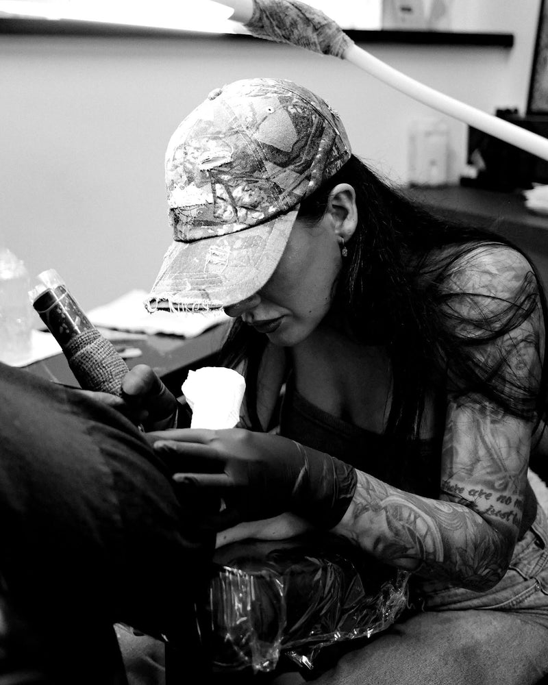 Nadia, tattoo artist at Evolved Ink Geelong